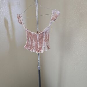 Kiwi & Punch Crop Top Tie Dyed